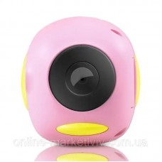 Дитяча цифрова відеокамера + фотоапарат Kids Camera DV-A100, Рожевий
