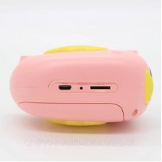 Дитяча цифрова відеокамера + фотоапарат Kids Camera DV-A100, Рожевий