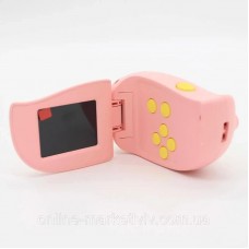 Дитяча цифрова відеокамера + фотоапарат Kids Camera DV-A100, Рожевий