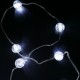 Гірлянда Лампочки від USB, 10м, 100LED, Холодний білий