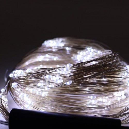 Гірлянда Кінський хвіст від мережі, 2,5 м, 20 ниток, 500 LED, Холодний білий Гірлянда Кінський хвіст від мережі, 2,5 м, 20 ниток, 500 LED, Холодний білий