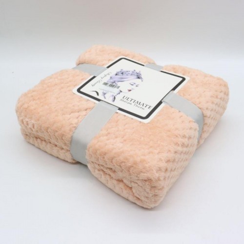 Плед двоспальний, 200х180см, Blanket, Рожевий