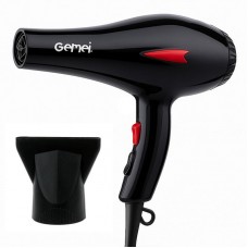 Фен Gemei GM-1706 1500Вт с концентратором - быстрая сушка волос