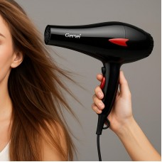 Фен Gemei GM-1706 1500Вт с концентратором - быстрая сушка волос