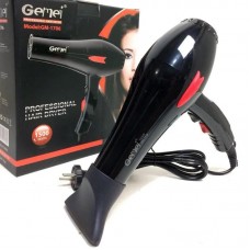 Фен Gemei GM-1706 1500Вт с концентратором - быстрая сушка волос