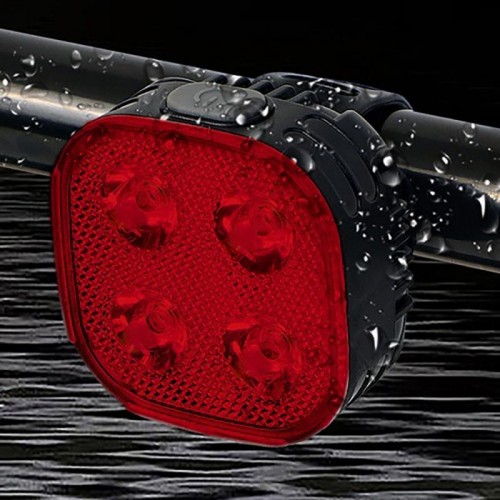 Велосипедный фонарь задний габаритный, FY-328-4LED Велосипедный фонарь задний габаритный, FY-328-4LED