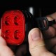 Велосипедный фонарь задний габаритный, FY-328-4LED