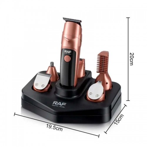Машинка для стрижки (6 головок + 8 насадок), від USB, RAF R4021