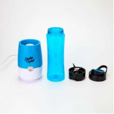 Блендер для смузі Shake n take 180Вт 450мл блакитний портативний