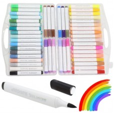Акрилові маркери 48 кольорів у кейсі Water color pen 655