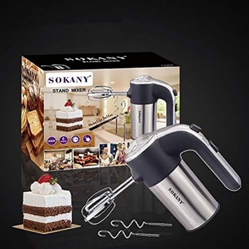 Миксер ручной 5 скоростей, 800Вт, от сети, Sokany LH-952