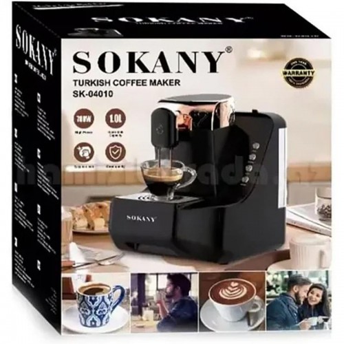 Турецька кавоварка 1л, 700Вт, Sokany SK-04010 Турецька кавоварка 1л, 700Вт, Sokany SK-04010