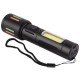 Ручной фонарь аккумуляторный XPE+COB, 8800мАч, 5 режимов, BL 612