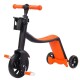 Дитячий самокат Беговел велосипед Scooter 3 в 1, Помаранчевий