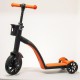 Дитячий самокат Беговел велосипед Scooter 3 в 1, Помаранчевий