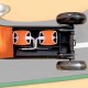 Дитячий самокат Беговел велосипед Scooter 3 в 1, Помаранчевий