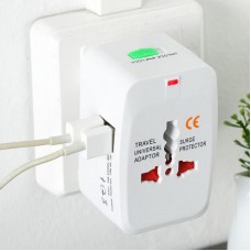 Універсальний перехідник для розеток EU-US-UK-CN-JP-IN з USB - купити за найкращою ціною
