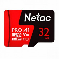 Карта пам'яті microSDHC Netac 32GB для телефону та камери
