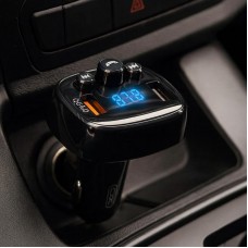 Автомобільний FM модулятор 18W Bluetooth+QC3.0, XO BCC03