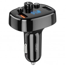 Автомобільний FM модулятор 18W Bluetooth+QC3.0, XO BCC03