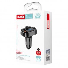 Автомобільний FM модулятор 18W Bluetooth+QC3.0, XO BCC03