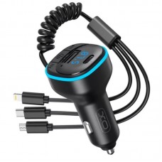 FM модулятор Bluetooth, MP3, 3хUSB, XO BCC07