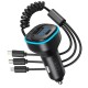 FM модулятор Bluetooth, MP3, 3хUSB, XO BCC07