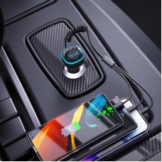 FM модулятор Bluetooth, MP3, 3хUSB, XO BCC07