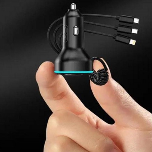 FM модулятор Bluetooth, MP3, 3хUSB, XO BCC07