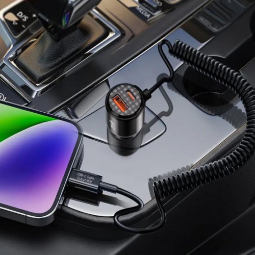 Автомобильная зарядка от прикуривателя (USB + 2 Type-C) XO CC59 Автомобильная зарядка от прикуривателя (USB + 2 Type-C) XO CC59