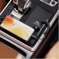 Автомобільна зарядка від прикурювача XO CC59 з USB і 2 Type-C портами