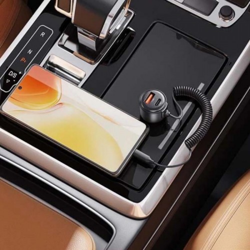 Автомобильная зарядка от прикуривателя (USB + 2 Type-C) XO CC59 Автомобильная зарядка от прикуривателя (USB + 2 Type-C) XO CC59