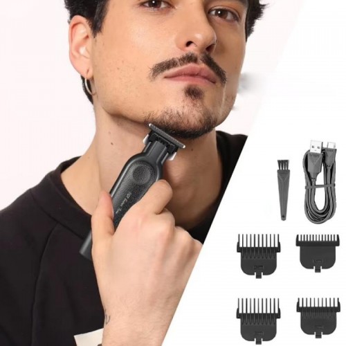 Аккумуляторная машинка для стрижки, 4 насадки, 2000мАч, USB, VGR 995 Pro