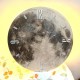 Часы настенные с LED подсветкой, на батарейках, 50см, «Луна»