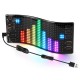 Світлодіодна LED панель для авто (17,3х7см), з Bluetooth, від USB