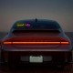 Світлодіодна LED панель для авто (17,3х7см), з Bluetooth, від USB