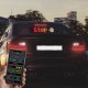 Світлодіодна LED панель для авто (17,3х7см), з Bluetooth, від USB