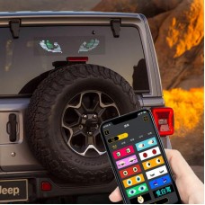 LED панель для авто с Bluetooth управлением 37,4х9,2см