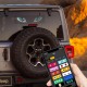 Гнучка LED панель для авто з Bluetooth (37,4 х9, 2см), від USB