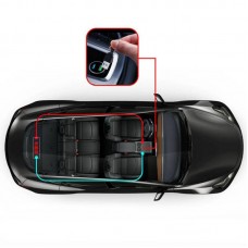 LED панель для авто с Bluetooth управлением 37,4х9,2см