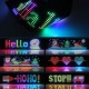 Гнучка LED панель для авто з Bluetooth (37,4 х9, 2см), від USB