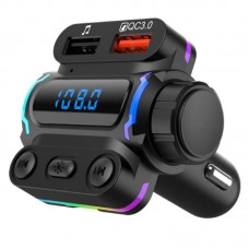 Автомобільний FM модулятор з дисплеєм, Bluetooth, Aerbes AB-CZ04