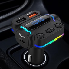 Автомобільний FM модулятор з дисплеєм, Bluetooth, Aerbes AB-CZ04