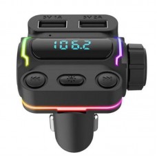 Автомобільний FM модулятор з дисплеєм, Bluetooth, Aerbes AB-CZ04