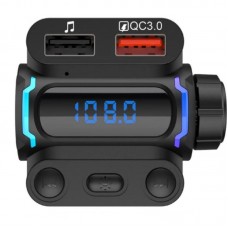 Автомобільний FM модулятор з дисплеєм, Bluetooth, Aerbes AB-CZ04