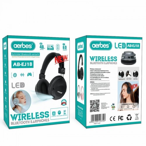 Бездротові навушники, bluetooth, Aerbes AB-EJ18 Бездротові навушники, bluetooth, Aerbes AB-EJ18