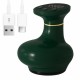 Вакуумный массажер с инфракрасным подогревом, от USB, Зеленый