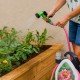 Гнучкий садовий шланг з пістолетом і котушкою переносний, 10 м, LY-907