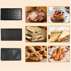 Мультимейкер 3в1 SK-BBQ-835 зі змінними пластинами, 1000Вт