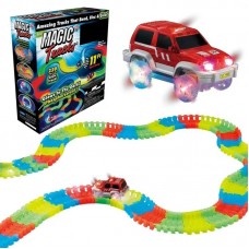 Гнучкий трек Magic Tracks 220 деталей з машинкою та LED-вогнями